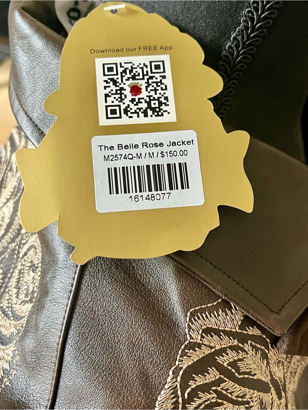 Bella Rosa Jacket - Rodeo Quincy - New with Tags - Picture 9 of 14